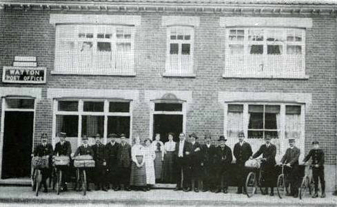 Watton Post Office i c 1912