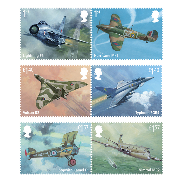 RAF Centenary Stamp Set