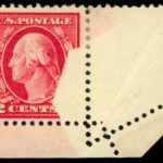 USA 1917, 2c rose, type I (Scott 499 var.), fold over leaving blank area