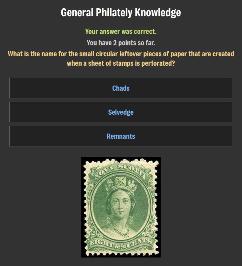 Postage Stamp Quiz